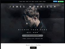 Tablet Screenshot of jamesmorrisonmusic.com